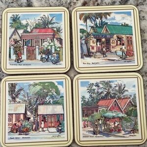 Drink Coasters Jill Walker Barbados West Indies